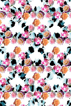 动物纹印花华亿平台图片