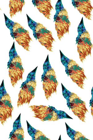 鸟儿印花华亿平台图片