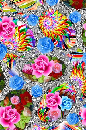 油画花卉印花华亿平台图片