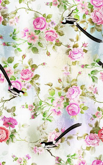 473546-梦幻花卉组合