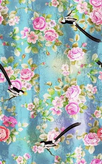 473547-梦幻花卉组合