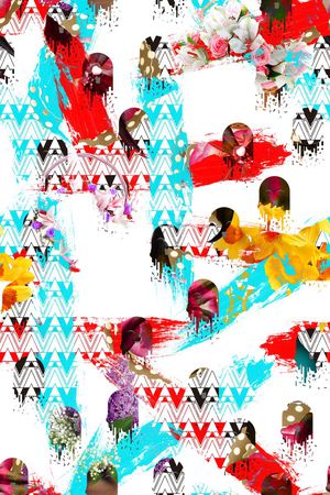 鲜艳印花华亿平台图片