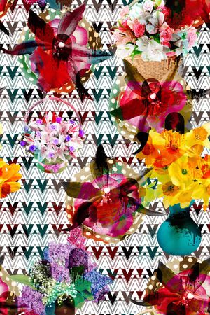 大朵印花华亿平台图片