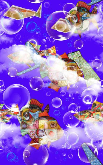 473559-梦幻气泡飞鱼