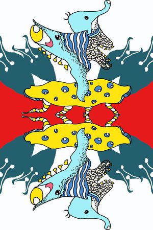 红色印花华亿平台图片