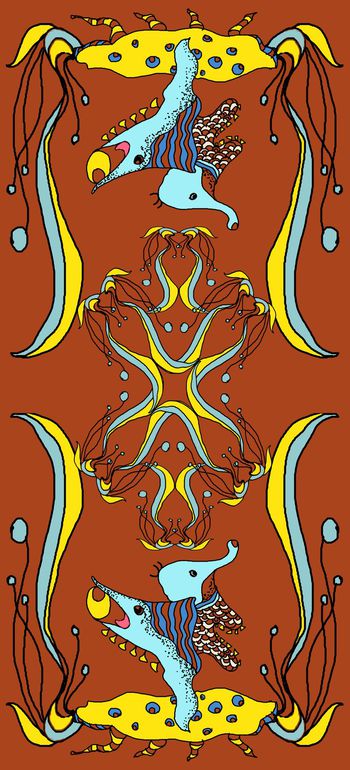 鱼印花华亿平台图片