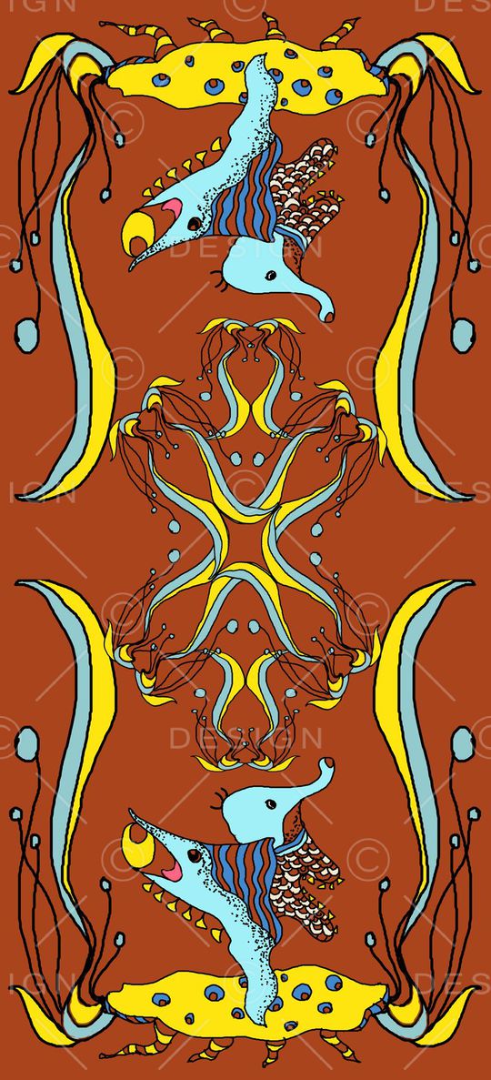 鱼印花华亿平台图片