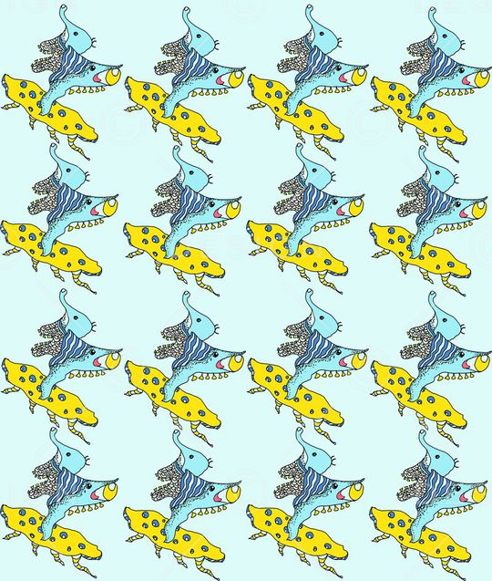 可爱印花华亿平台图片