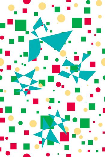 几何印花华亿平台图片