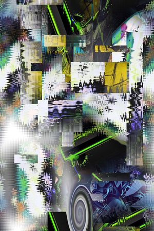 抽象印花华亿平台图片