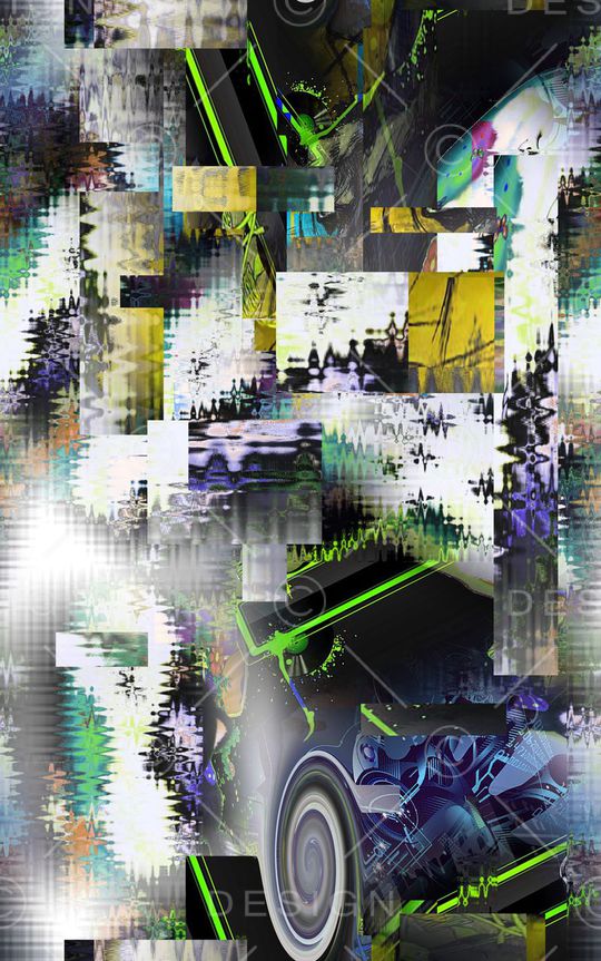 抽象印花华亿平台图片