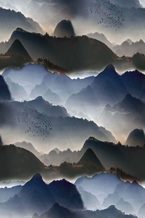 风景 照片印花华亿平台图片