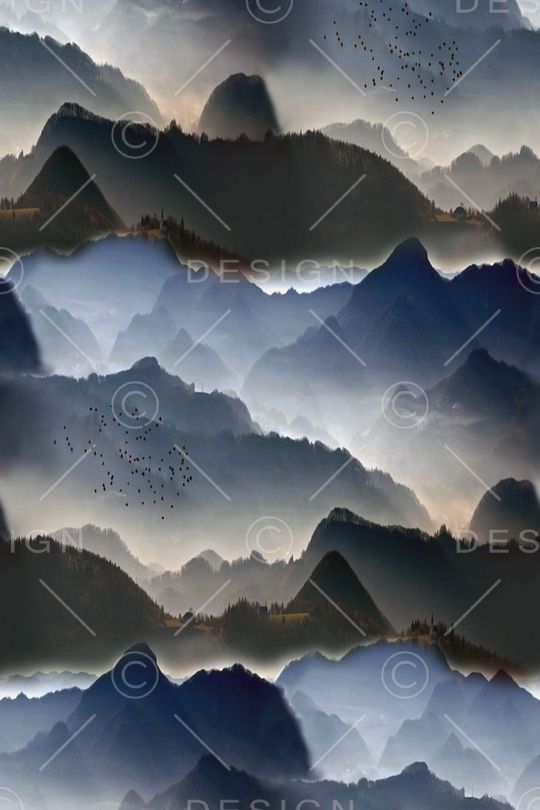 风景 照片印花华亿平台图片