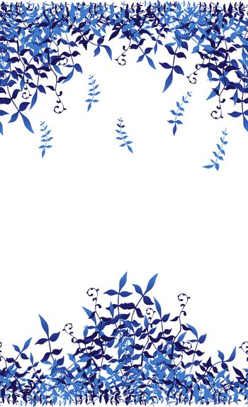 473747-定位渐变色花卉叶子男装