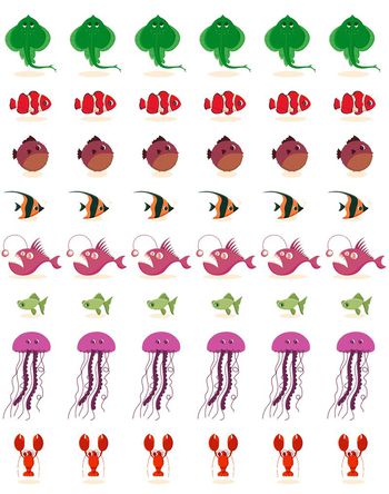 473802-	复古时尚海底动物清新华亿平台