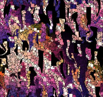 473821-几何方块瓷砖碎片皲裂纹理女装衬衣连