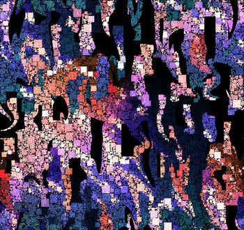 473822-几何方块瓷砖碎片皲裂纹理女装衬衣连