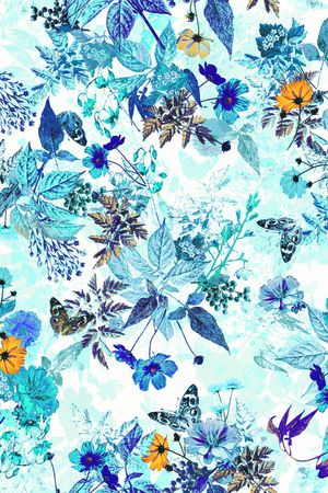 复古印花华亿平台图片