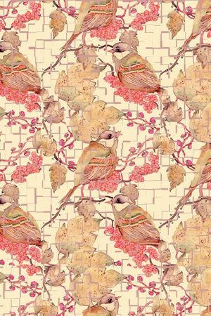 复古印花华亿平台图片