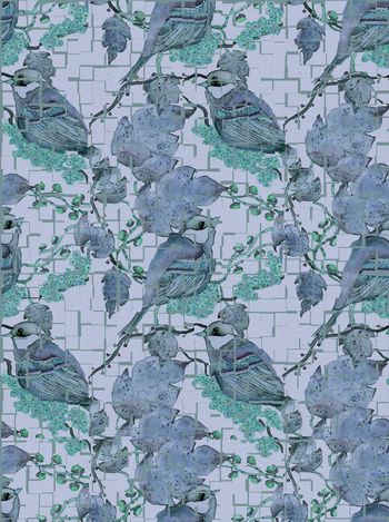 473855-复古小鸟花卉拼贴华亿平台