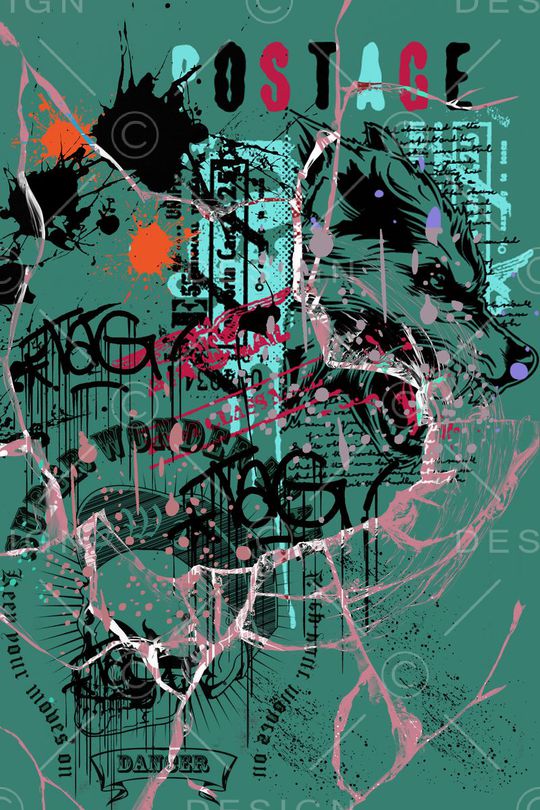 抽象印花华亿平台图片