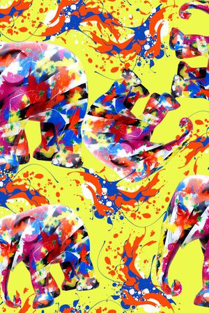 绘画印花华亿平台图片