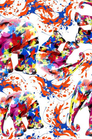 绘画印花华亿平台图片