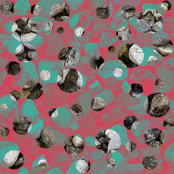 473916-复古圆点卵石头纹理女装衬衣男装夹克