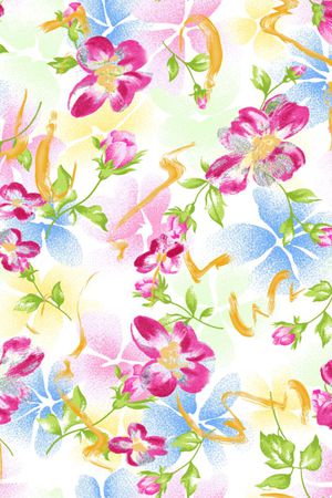 柔雅印花华亿平台图片