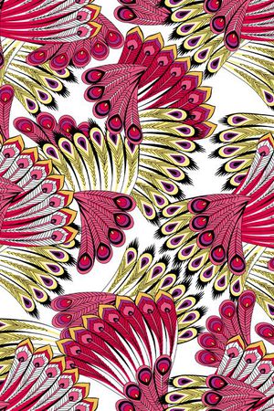 孔雀印花华亿平台图片