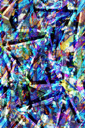 抽象印花华亿平台图片