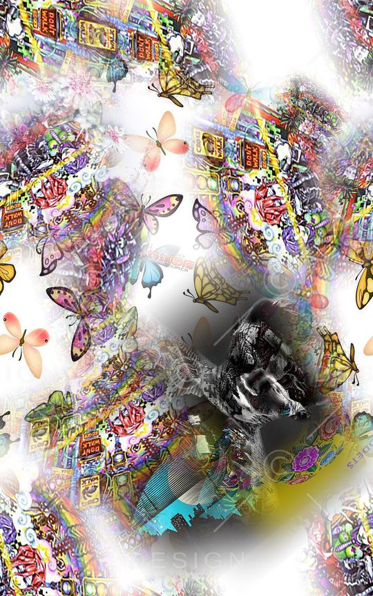 达人街拍印花华亿平台图片