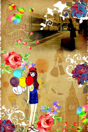 创意图案印花华亿平台图片