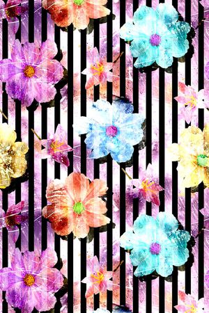 水墨印花华亿平台图片