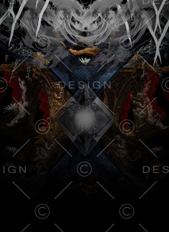 超现实主义印花华亿平台图片