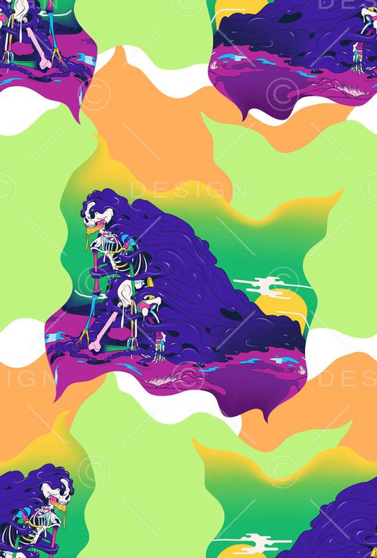 i迷彩印花华亿平台图片