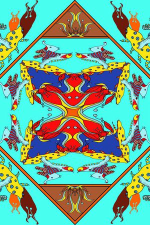 时尚流行大牌印花华亿平台图片