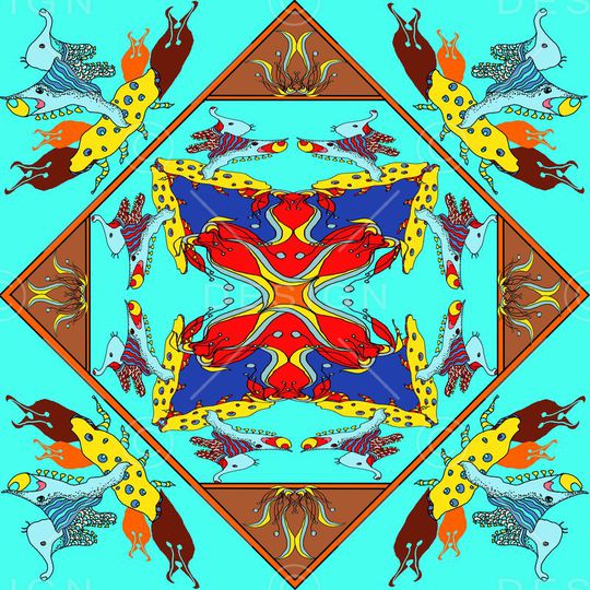 时尚流行大牌印花华亿平台图片