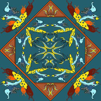 时尚流行大牌印花华亿平台图片