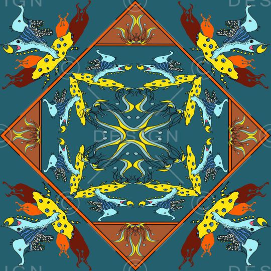 时尚流行大牌印花华亿平台图片