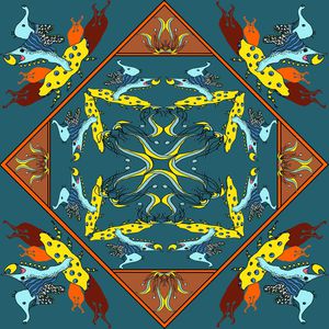 时尚流行大牌印花华亿平台图片