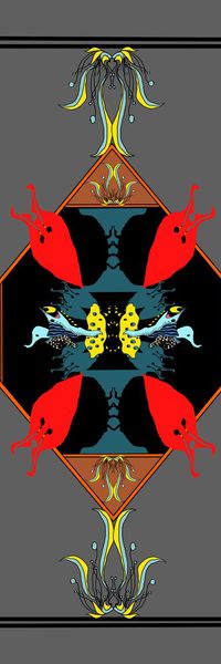 时尚流行大牌印花华亿平台图片