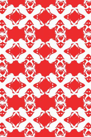 红色印花华亿平台图片