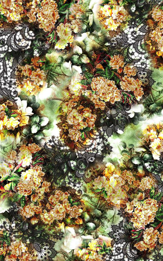 抽象印花华亿平台图片