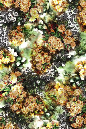 抽象印花华亿平台图片