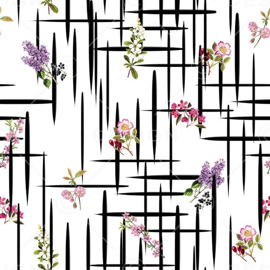 清新印花华亿平台图片