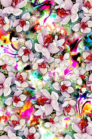 抽象印花华亿平台图片