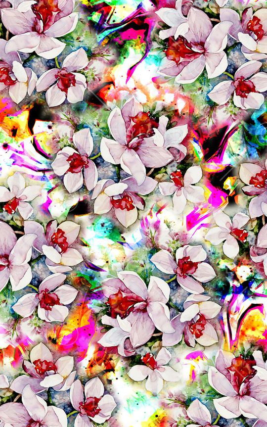 抽象印花华亿平台图片