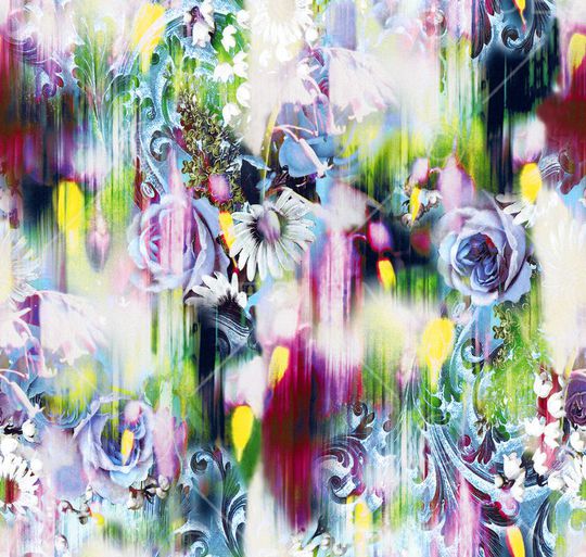 抽象印花华亿平台图片