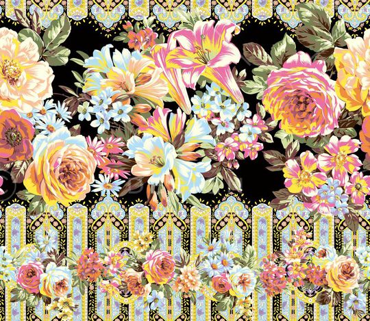 潮流大牌印花华亿平台图片